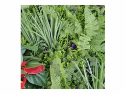 Planta artificial de pared - Modelo flor roja - Dimensiones : 100 x 100 cm^ Discount