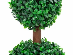 Planta de boj artificial con maceta forma esférica 60 cm^ Clearance