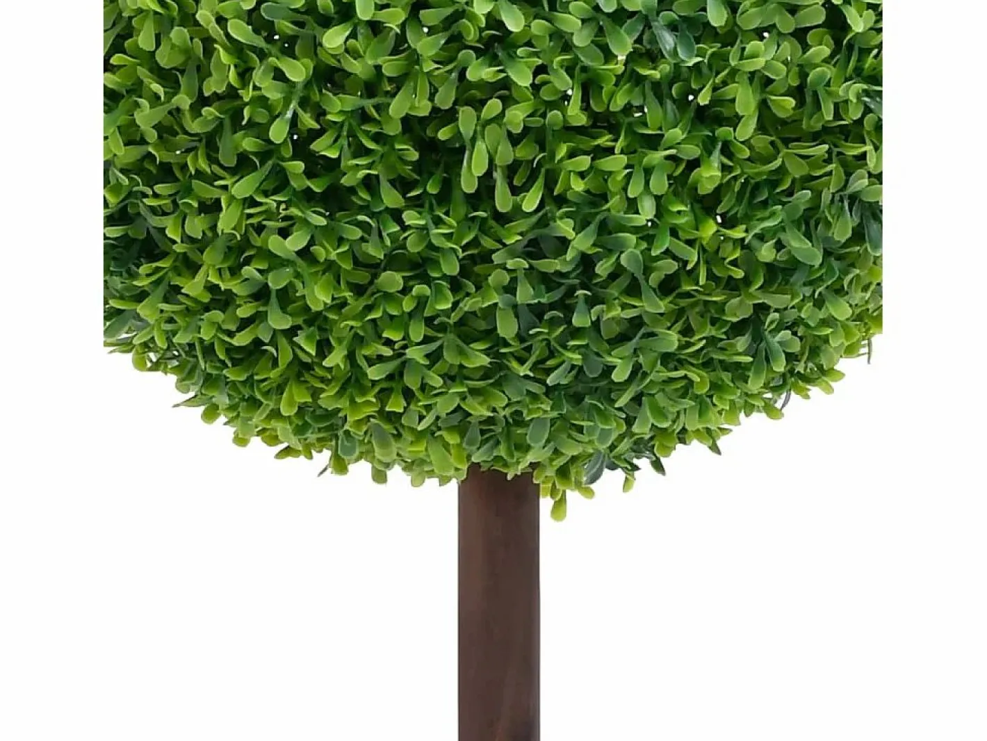 Planta de boj artificial con maceta en forma de bola 71 cm Verde Clearance