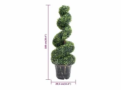 Planta Artificial|Planta de boj artificial en espiral con maceta de 100 cm