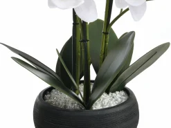 Planta, flor artificial orquídea - Alt. 65 x Ancho 54 cm- Blanco -TARA^OZAIA Best