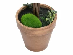 Plantas de Boj Artificiales 2 piezas con Macetas Bola 56 cm^ New