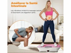 Plataforma vibratoria fitness mini, , 11 niveles, mando a distancia, pantalla LED, motor silencioso, carga 150 kg, plataforma vibratoria^MERACH Hot