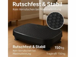 Plataforma vibratoria de 200 W, dispositivo de fitness con 199 niveles y altavoz, entrenamiento completo en casa, máximo 150 kg.^NETTLIFE Discount