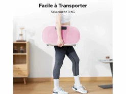 MERACH Aparato De Musculación|Plataforma Vibratoria Silenciosa , 11 Niveles, LED, Bluetooth, Altavoz Integrado, Control Remoto, Modo Manual/Automático, Máx 181kg,