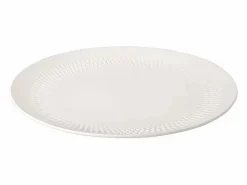 VILLEROY & BOCH Vajilla|Vajilla|Plato central de porcelana blanca de primera calidad D32 cm, Manufactura Collier