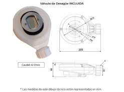 STANO Plato de ducha pizarra CLEVER 90x210 cm Blanco Online