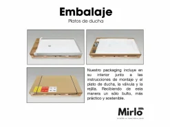 Plato de ducha pizarra EDIS ANTRACITA 90x180 cm rejilla inox^STANO Online
