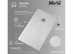 Plato de ducha pizarra ONDA 90x170 cm rejilla color^STANO Outlet