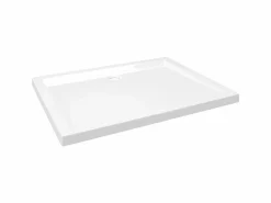 Plato de ducha rectangular ABS 80x100 cm ES621897 Blanco New