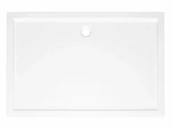 Plato de ducha rectangular ABS 80x120 cm ES796375 Blanco Clearance