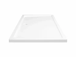 Plato de ducha rectangular ABS 80x120 cm ES796375 Blanco Clearance