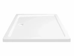 Plato de ducha rectangular ABS 80x90 cm ES276898 Blanco New
