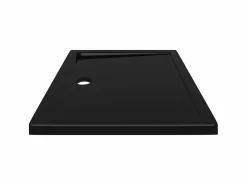 Plato de ducha rectangular ABS 80x100 cm ES520144 Negro Sale