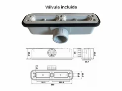 STANO Plato De Ducha|Plato de ducha resina COVER CREMA 80x140cm
