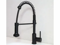 Plimo Mezclador para fregadero con ducha móvil mate^Essebagno New