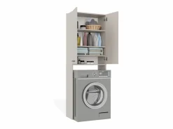 TOPESHOP POLA - Mueble de Baño sobre la Lavadora - - 64 x 30 x 180 cm Beige Online