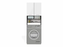 POLA - Mueble de baño sobre la lavadora - Antracita / Blanco^TOPESHOP Clearance