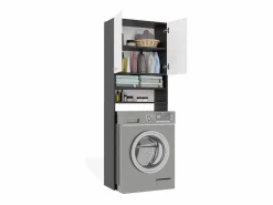 POLA - Mueble de baño sobre la lavadora - Antracita / Blanco^TOPESHOP Clearance