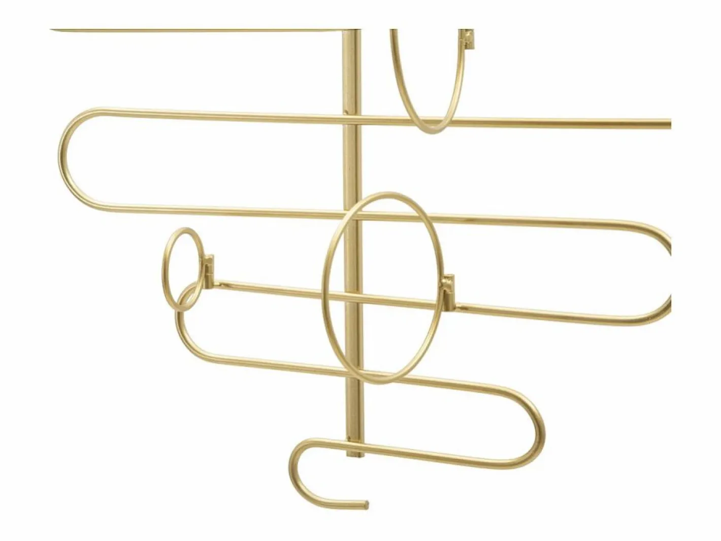 Botellero|Accesorios Para Vino Y Bar|Porta Botellas VKH326, Oro, 53x13x72 cm, Kendra Home