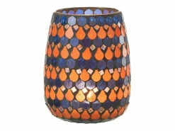 Portavelas de cristal en forma de gota 12.5x12.5x16 cm^J-Line Best