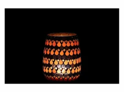 Portavelas de cristal en forma de gota 12.5x12.5x16 cm^J-Line Best