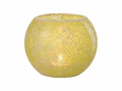 Portavelas mosaicos redondo cristal Alt. 17 cm^J-Line Clearance