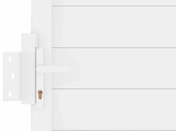 EXPERTLAND Portón|Portón eléctrico corredero de aluminio Ancho 374 x Alt. 180 cm NAZARIO