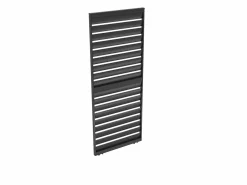 EXPERTLAND Pérgola bioclimática autoportante de aluminio 12m² con celosía - Antracita - ALMAFI Gris antracita Online