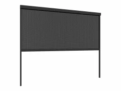 EXPERTLAND Pérgola bioclimática autoportante aluminio 12m² cortina retráctil - Antracita - ALMAFI Gris antracita Best