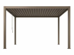 Pérgola bioclimática aurtante con lamas orientables - 12 m² - - AMALFI^Vente-unique Clearance