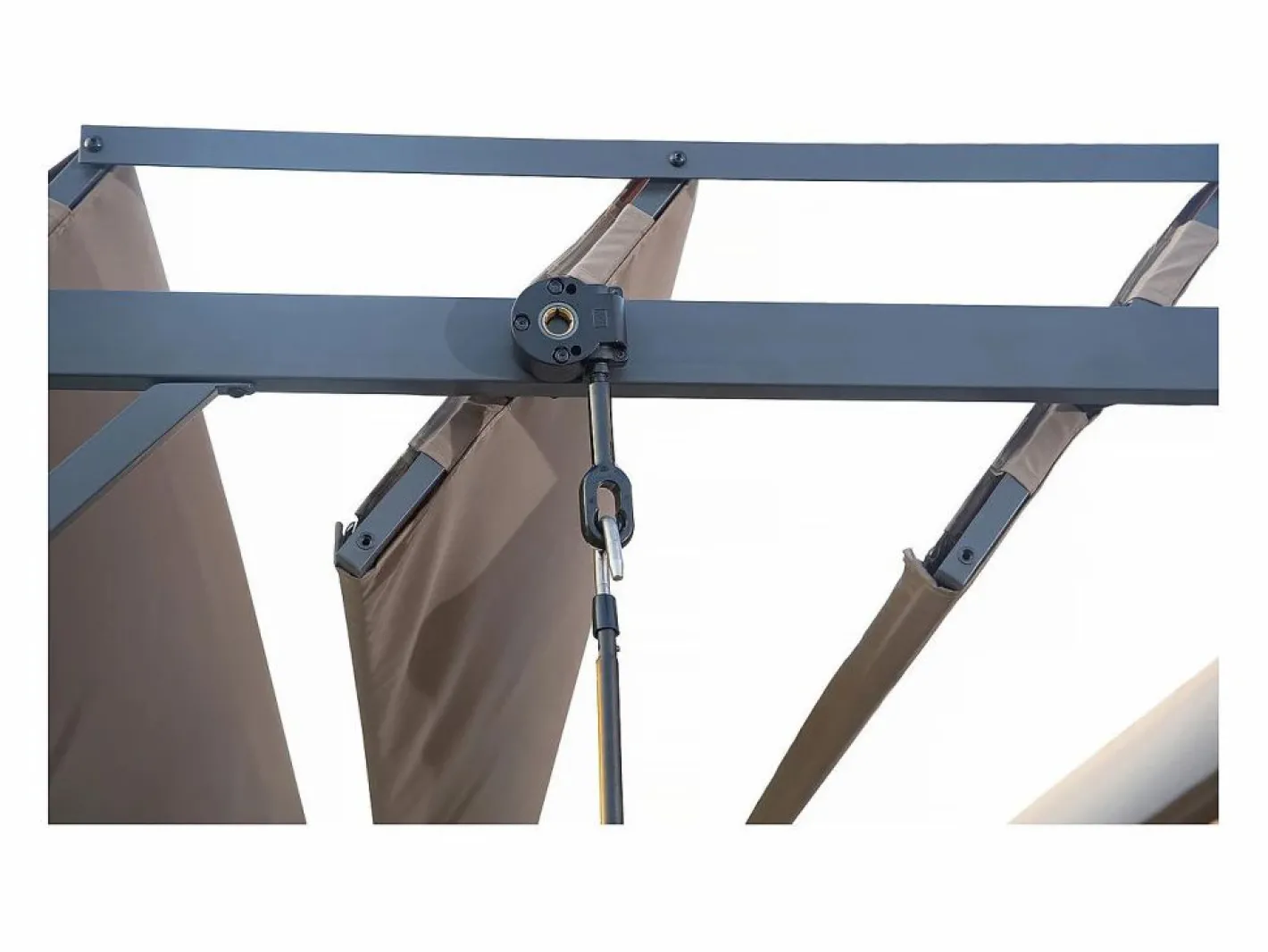 Habitat et jardin Pérgola bioclimática de tejido <> 3x4 m - Topo Online