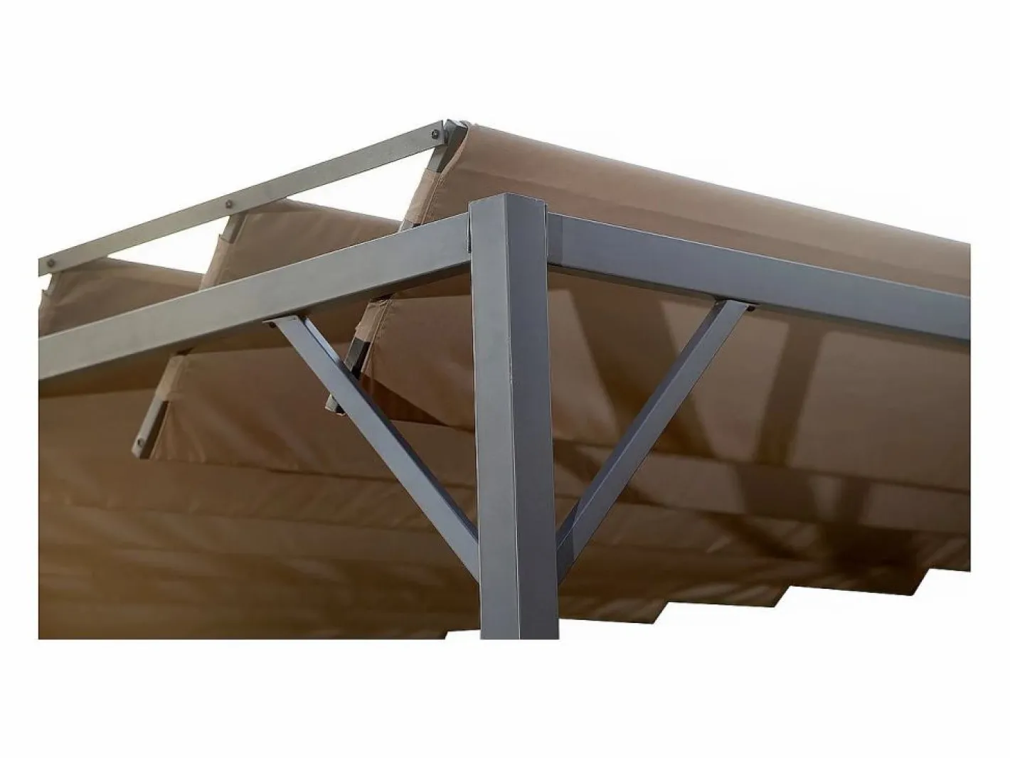 Habitat et jardin Pérgola bioclimática de tejido <> 3x4 m - Topo Online