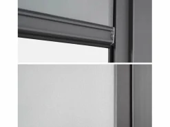 Sweeek Pérgola bioclimática 3x4m con toldo vertical de 4m antracita Gris antracita Discount