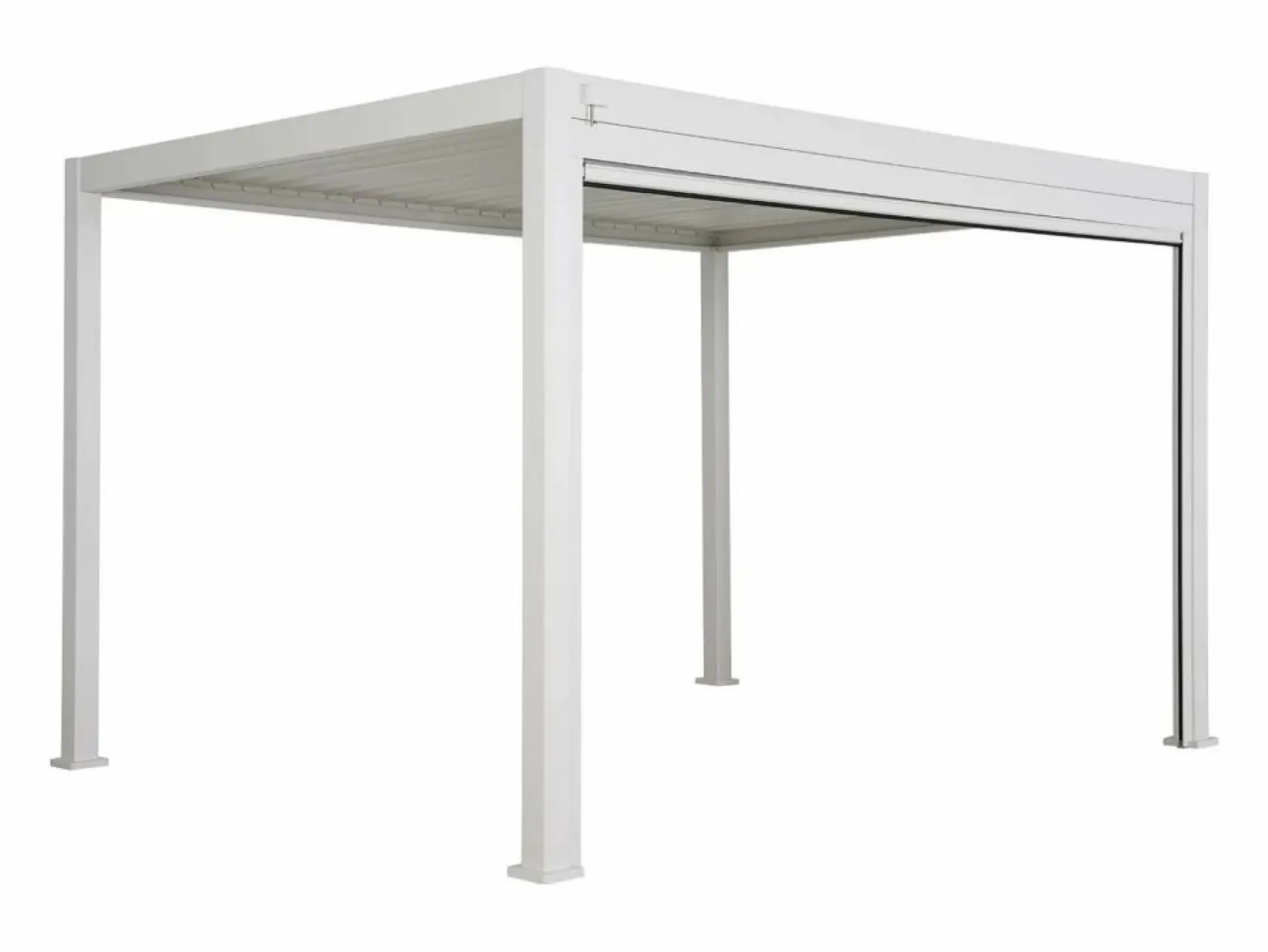 Sweeek Pérgola|Pérgola bioclimática 3x4m con toldo vertical de 4m