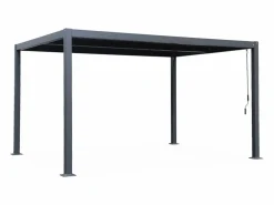 Pérgola bioclimática 3x4m de aluminio y acero con lamas orientables^Sweeek Online