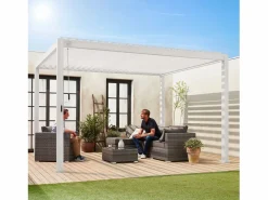Pérgola bioclimática 3x4m de aluminio con lamas orientables^Sweeek Hot