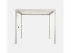 Pérgola bioclimática 3x3m de aluminio con lamas orientables^Sweeek Discount