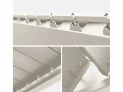 Pérgola bioclimática 3x3m de aluminio con lamas orientables^Sweeek Discount