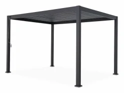 Sweeek Pérgola|Pérgola bioclimática 3x4m de aluminio con lamas orientables antracita