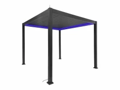 Pérgola bioclimática 3x3m eléctrica de aluminio con iluminación led^Sweeek Clearance