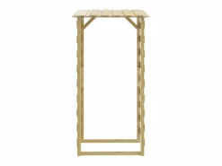 Pérgola|Pérgola con techo madera de pino impregnada 100x90x200 cm ES329816