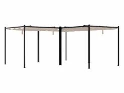 Pérgola de acero con techo retráctil - 15,9 m² - - MAZARA^EXPERTLAND Best