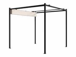 EXPERTLAND Pérgola|Pérgola de acero con techo retráctil - 5,3 m² - - MAZARA