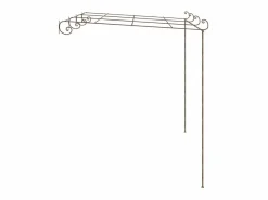 Pérgola de jardín marrón antiguo 4x3x2,5 m hierro ES486343^ Outlet