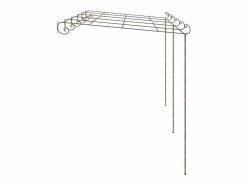 Pérgola|Pérgola de jardín marrón antiguo 6x3x2,5 m hierro ES196086