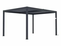 Pérgola eléctrico aluminio hojas orientables 12 m² antracita AMADORA^EXPERTLAND Outlet