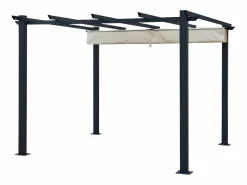 Pérgola independiente 3 × 3m CASSIS estructura de aluminio^Happy Garden Clearance