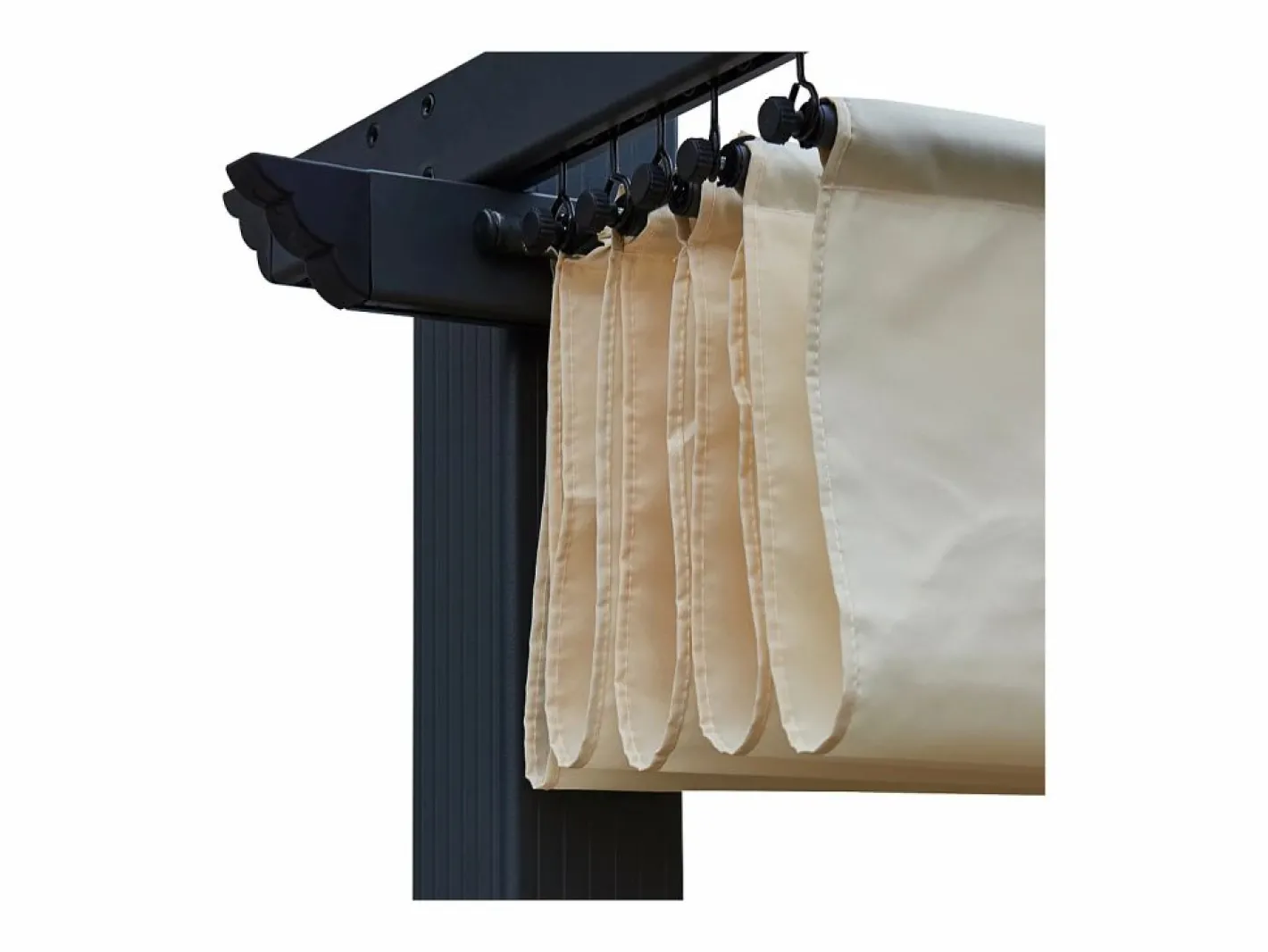 Pérgola independiente 3 × 3m CASSIS estructura de aluminio^Happy Garden Clearance