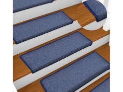 Garden Furniture Alfombra De Pasillo|Prolenta Premium - Alfombras de peldaños de escalera 15 uds 65x21x4 cm